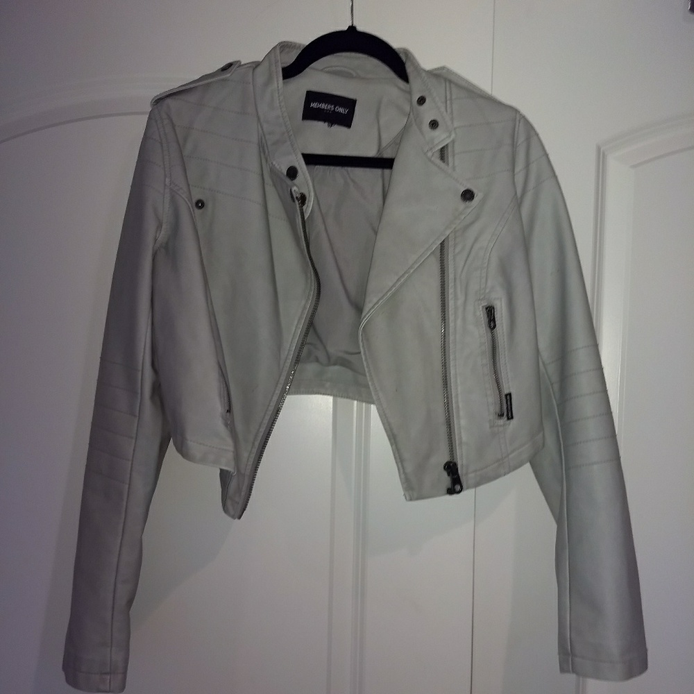 Members Only polyurethane jacket