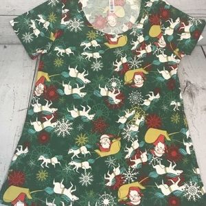 🦄 NWT Leggings material Lularoe holiday classic!