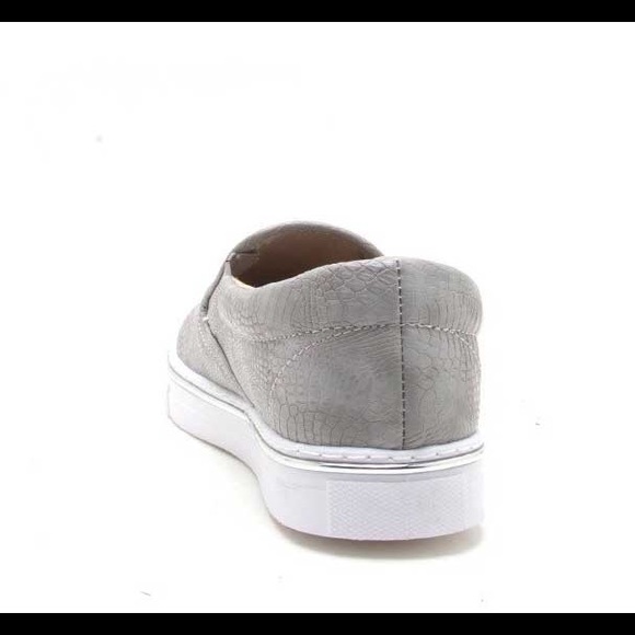 Qupid Grey Slip On Sneaker - Picture 2 of 3