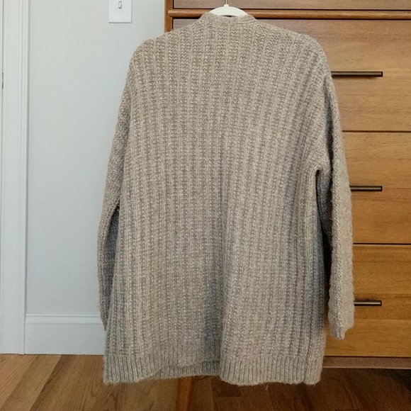 Joie Syden Chunky Cardigan Sweater S Mushroom - Picture 7 of 7