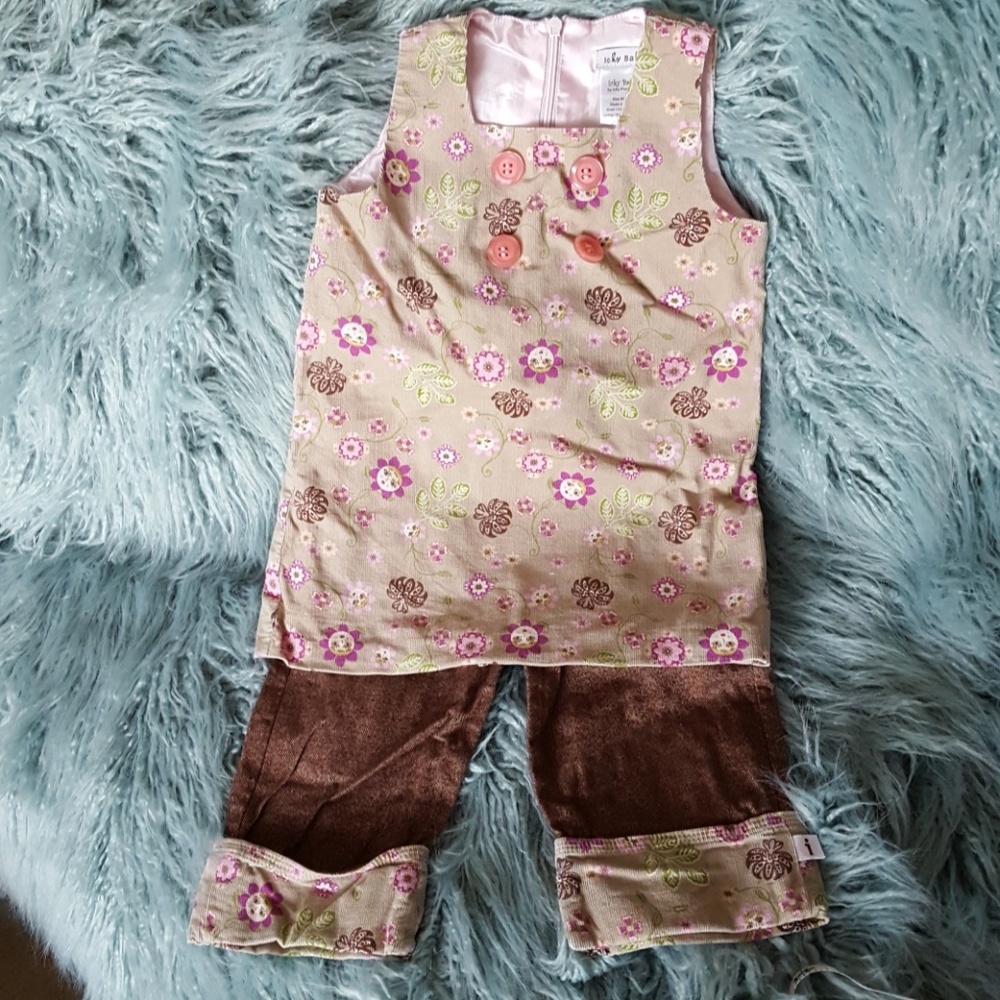 Darling baby 24 mos jumper & pants set
