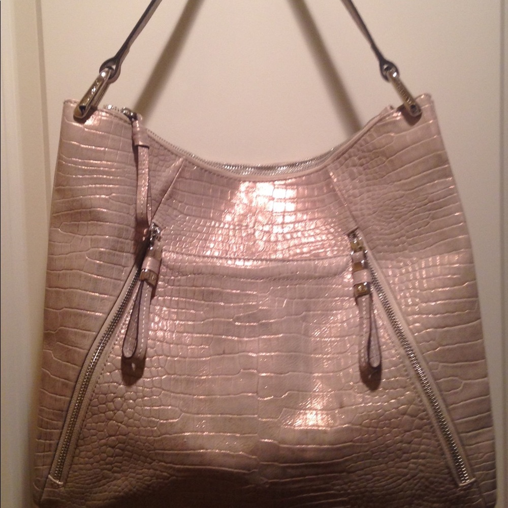 B.Makowsky Leather North/South Handbag