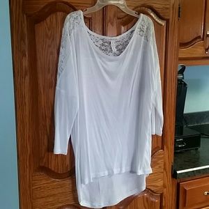 White Lace Tunic!