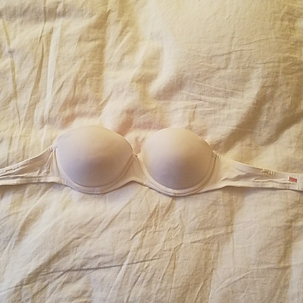 Strapless Victoria's Secret Pink Push-up Bra