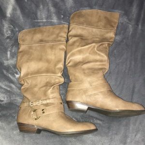 Tan boots