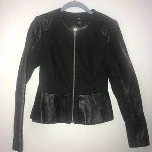 H&M peplum jacket