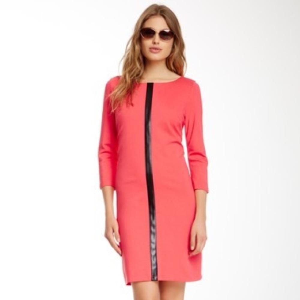 Vince Camuto Sz 10 Coral Dress with Full Back Zip