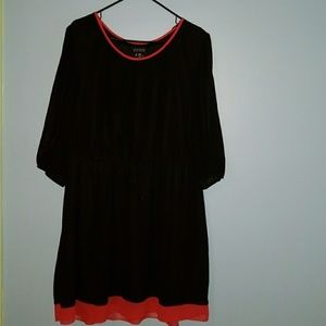 BLACK CHIFFON DRESS