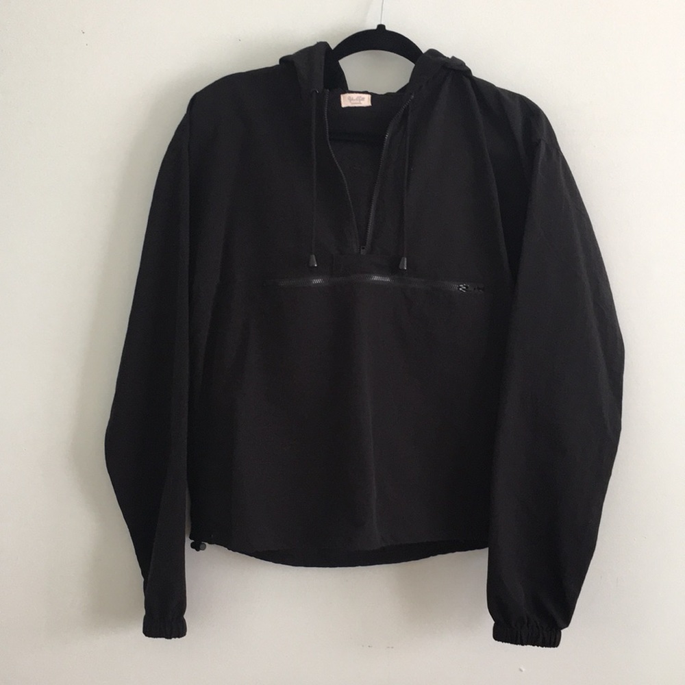 Black Brandy Melville Windbreaker