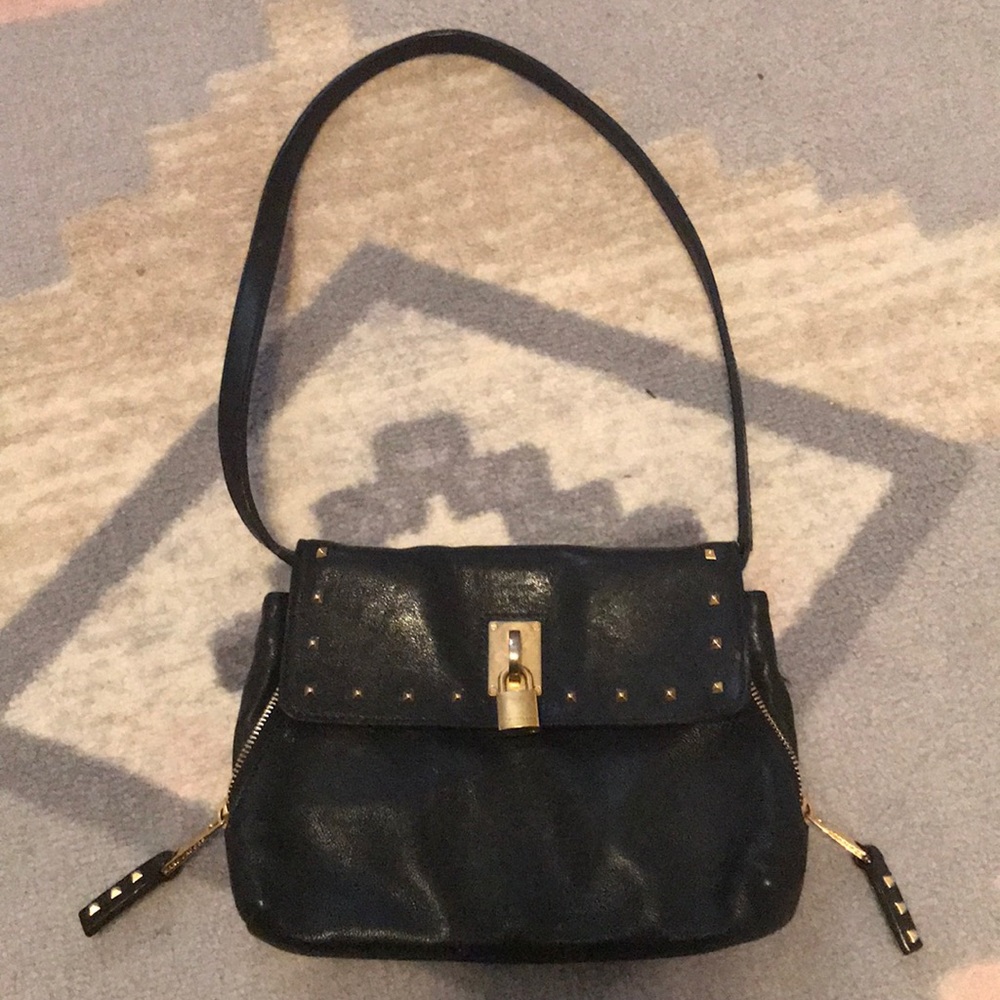 Marc Jacobs black bag with gold hardware
