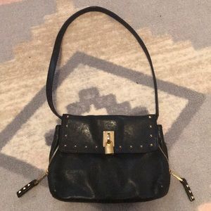 Marc Jacobs black bag with gold hardware