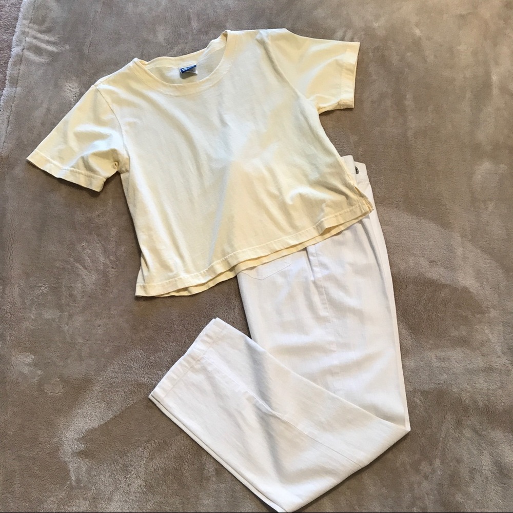 Yellow cotton shirt