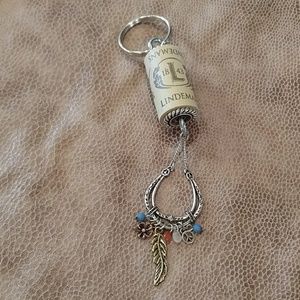 3/$12 Wine Cork Keyring