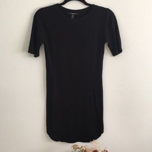 Forever 21 Black T Shirt Dress