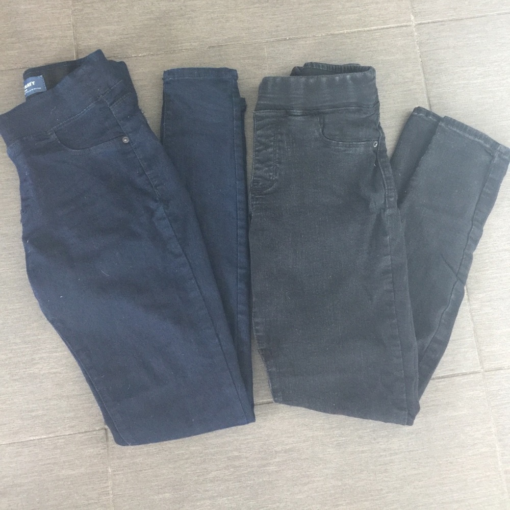 Bundle stretch skinny jeans black and navy