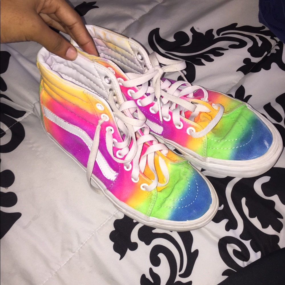 Rainbow Customized Vans