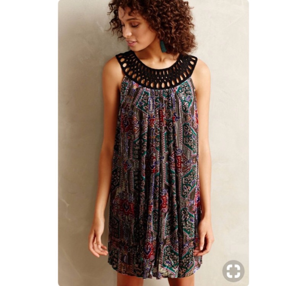 Anthro Moulinette Soeurs Linnea Velvet Dress