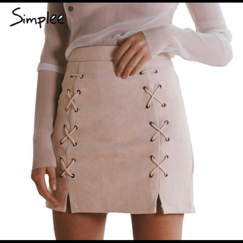 High waisted skirt