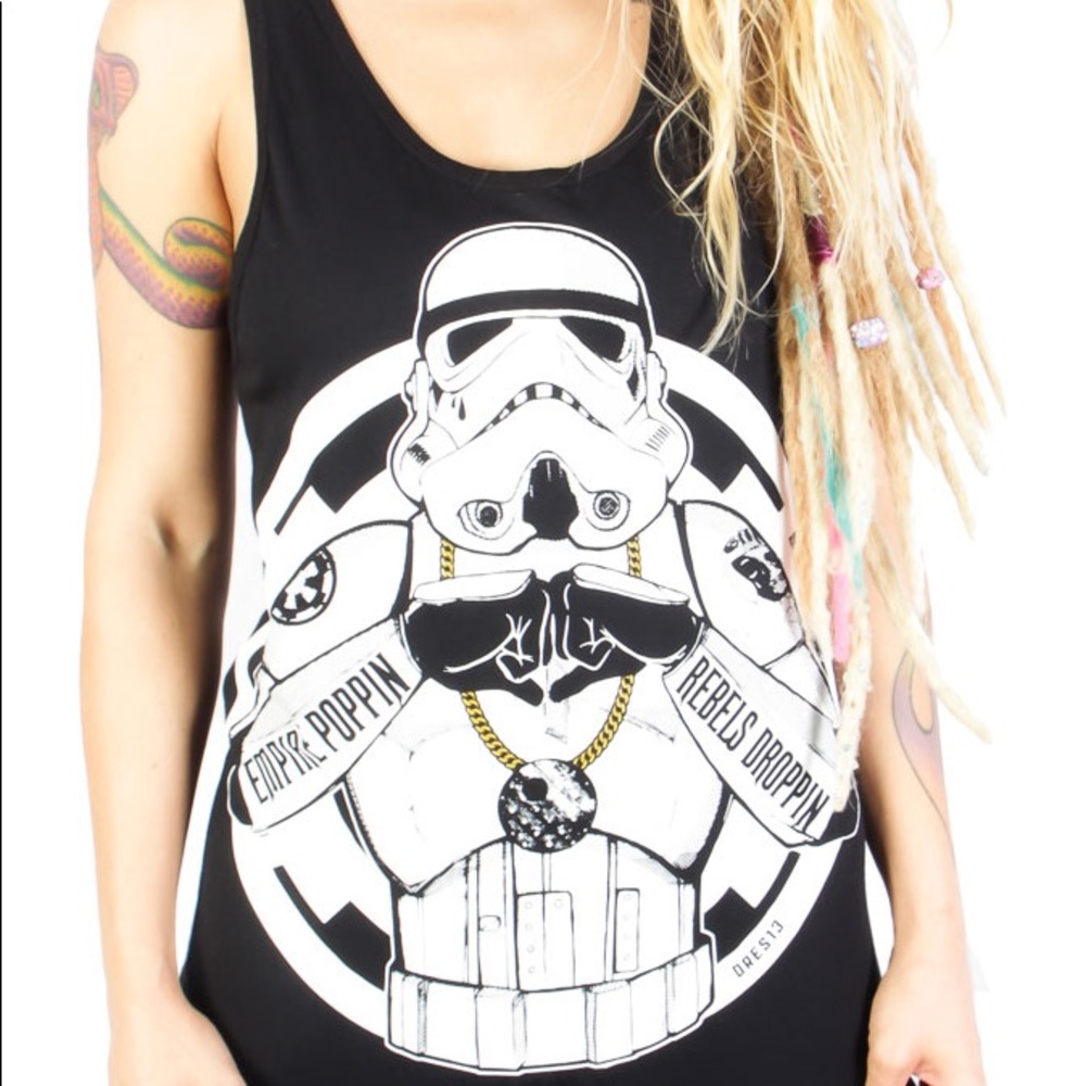 “Star wars” stormtrooper tank top by @dres13