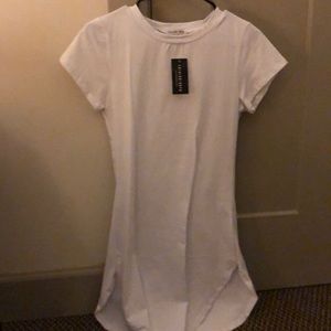 White mini dress