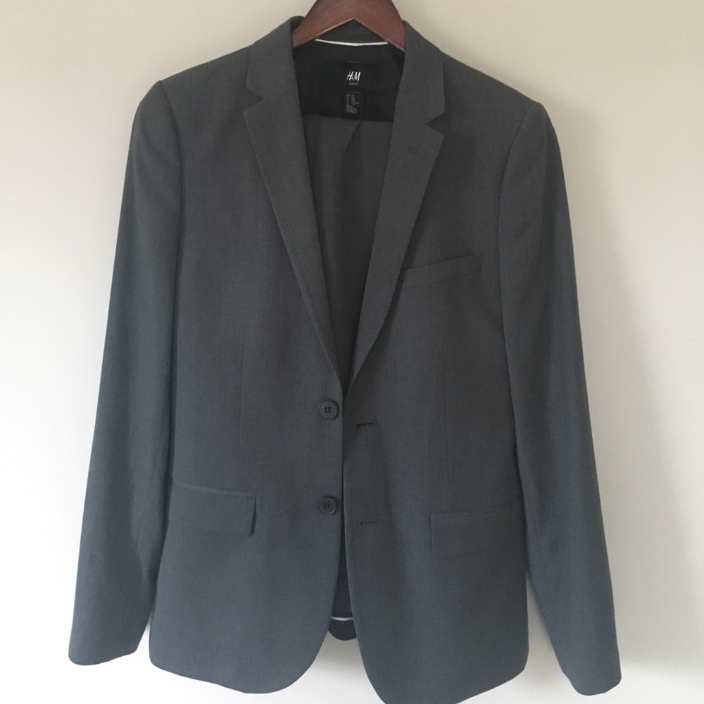 H&M Grey Suit 34R