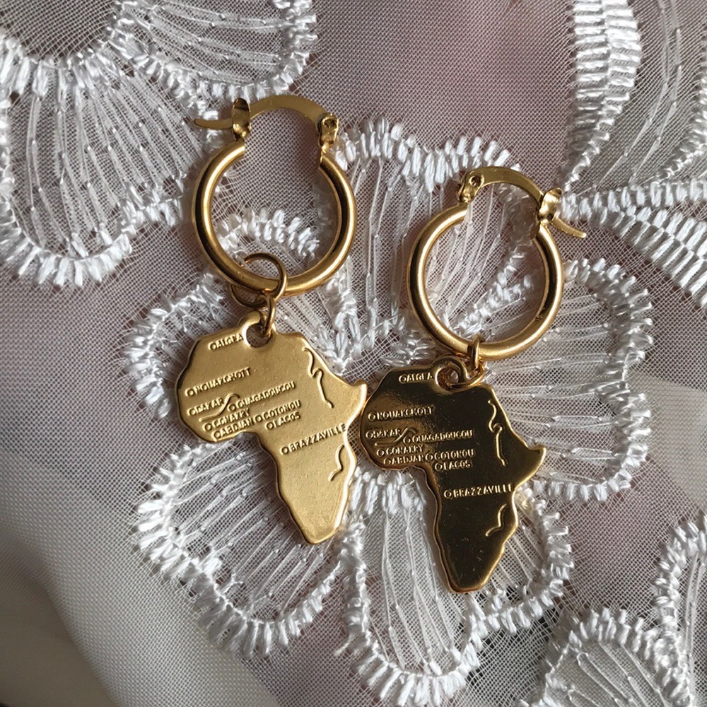 ☀️NEW☀️AFRICA Necklace & Earrings Set - Picture 4 of 4