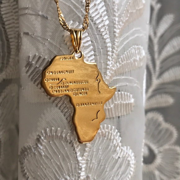 ☀️NEW☀️AFRICA Necklace & Earrings Set - Picture 3 of 4