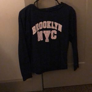 Blue sweater, good condition