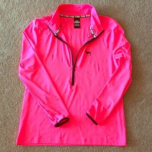 VS pink ultimate lightweight deep zip