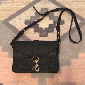 Rebecca Minkoff Mini Mac black leather bag