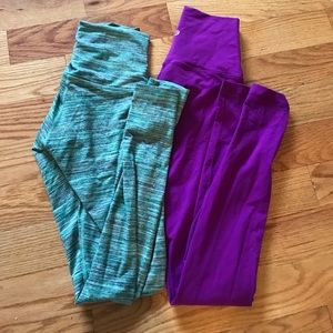 BUNDLE ! Two full length Lululemon leggings