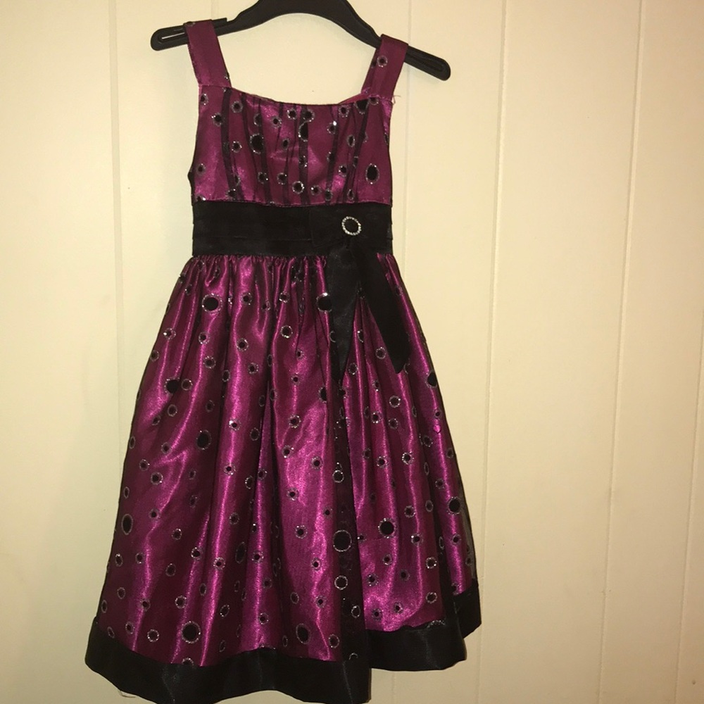 💕black,pink and silver dress💕