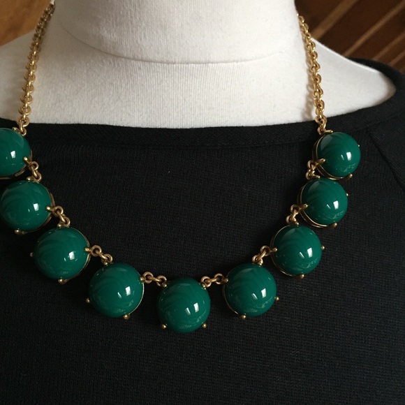 J. Crew Green Bubble Necklace - Picture 2 of 8