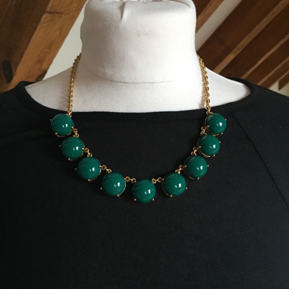 J. Crew Green Bubble Necklace - Picture 3 of 8