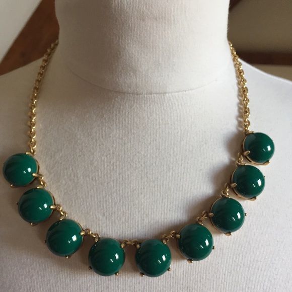 J. Crew Green Bubble Necklace - Picture 6 of 8