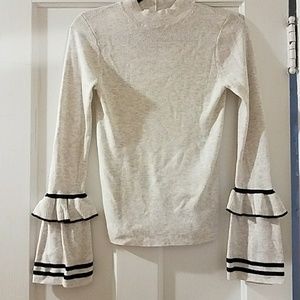 Express bell sleeve sweater