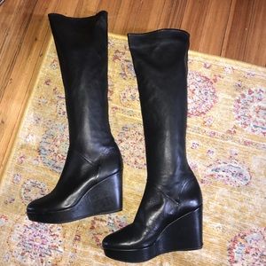 Stuart Weitzman Platform Wedge Boots