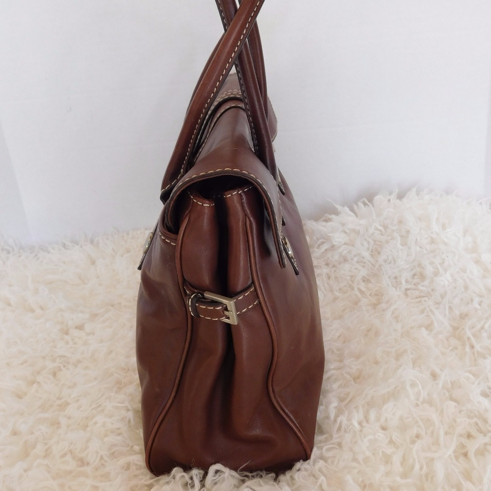 SOLD-MICHAEL KORS SOFT LEATHER SATCHEL HANDBAG - Picture 4 of 8