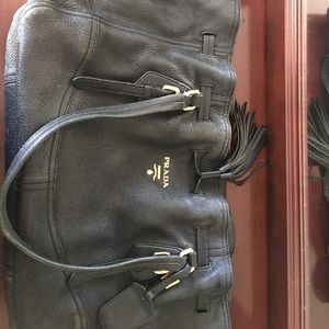 Authentic Prada deer skin bag