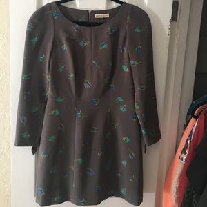 Rebecca Taylor long sleeve printed dress
