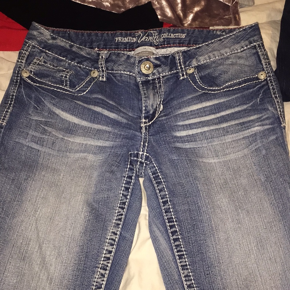 Light wash jeans