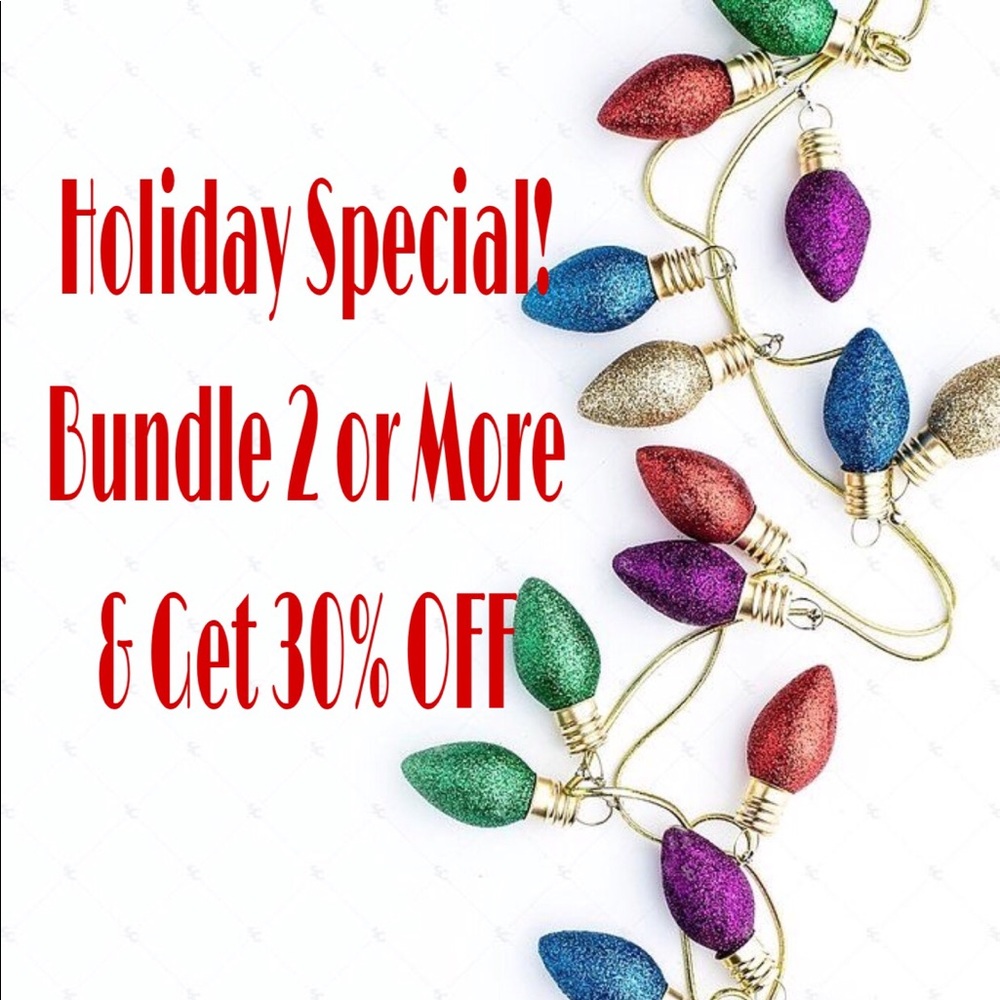 EVERYTHING 30% OFF!! WHEN YOU BUNDLE!!