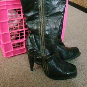 Black Jessica Simpson over the knee boots