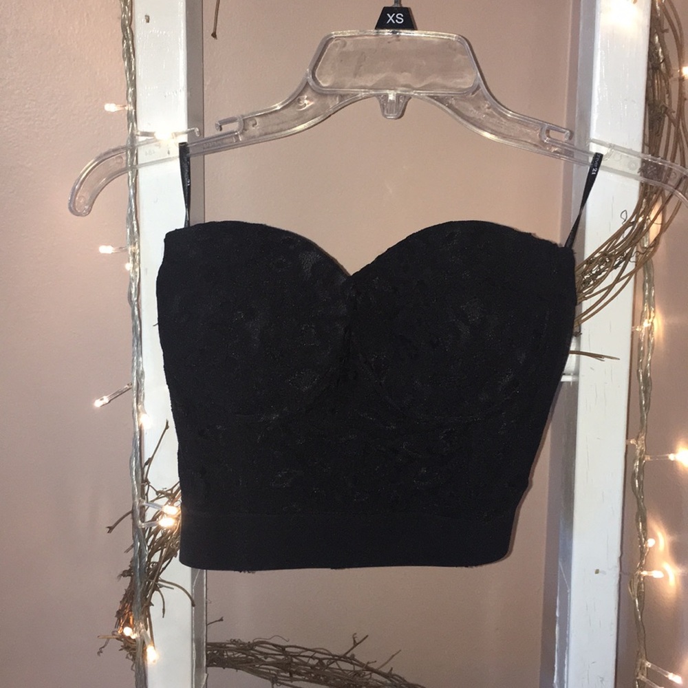 Black cheetah pattern corset