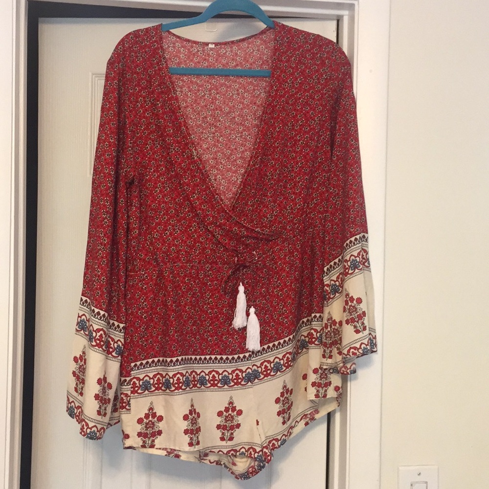 Long sleeve romper
