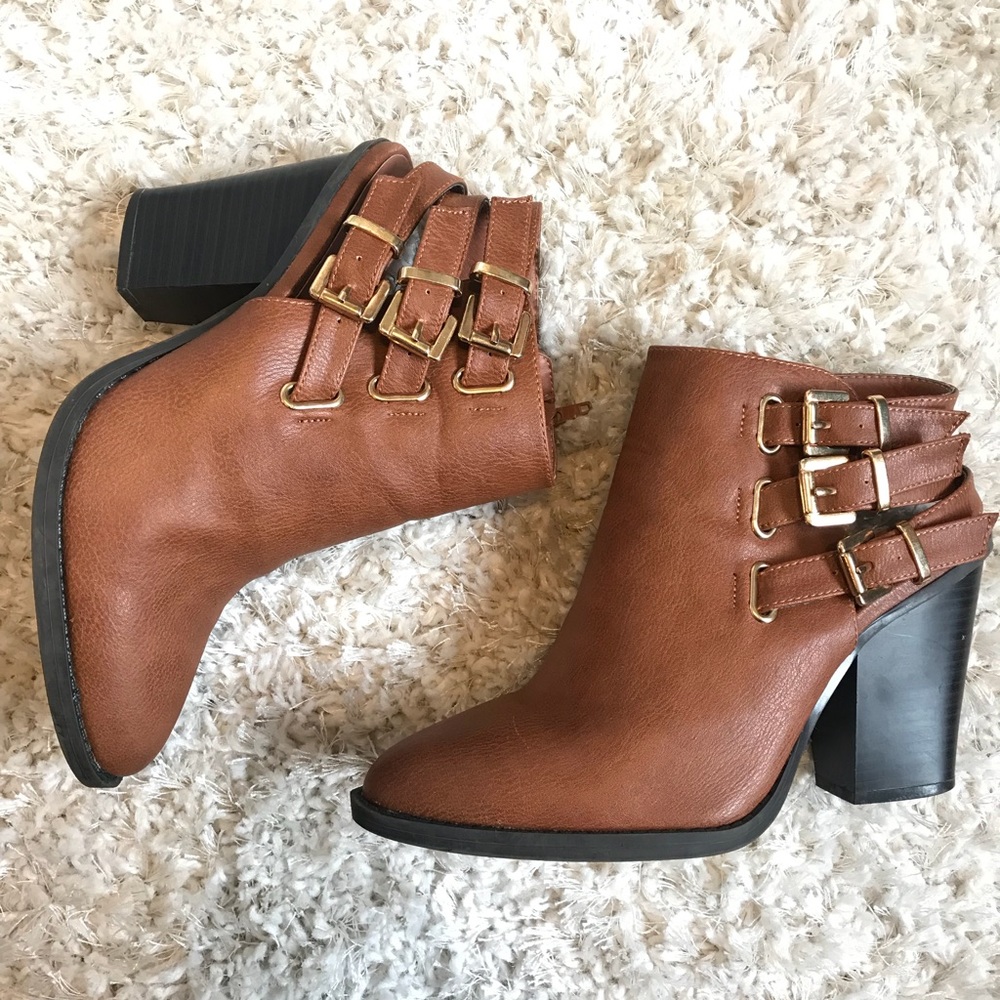 Buckled booties