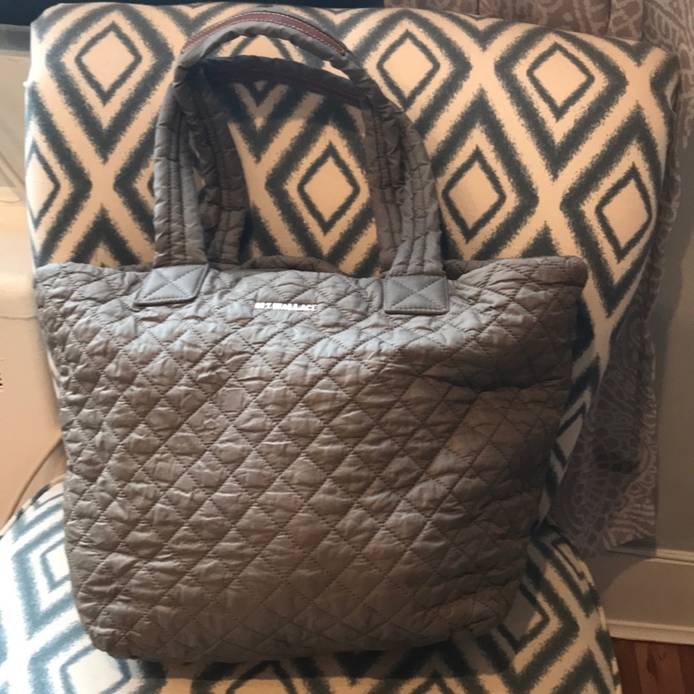 MZ WALLACE grey tote
