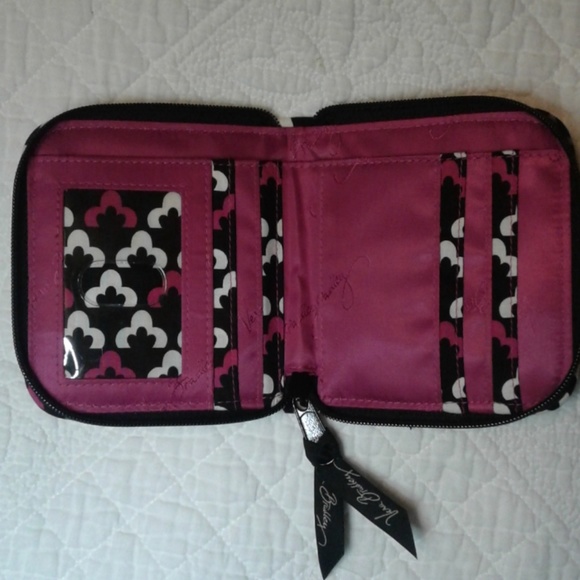 Vera Bradley Handbags - Vera Bradley Compact ZipAround Canterberry Magenta
