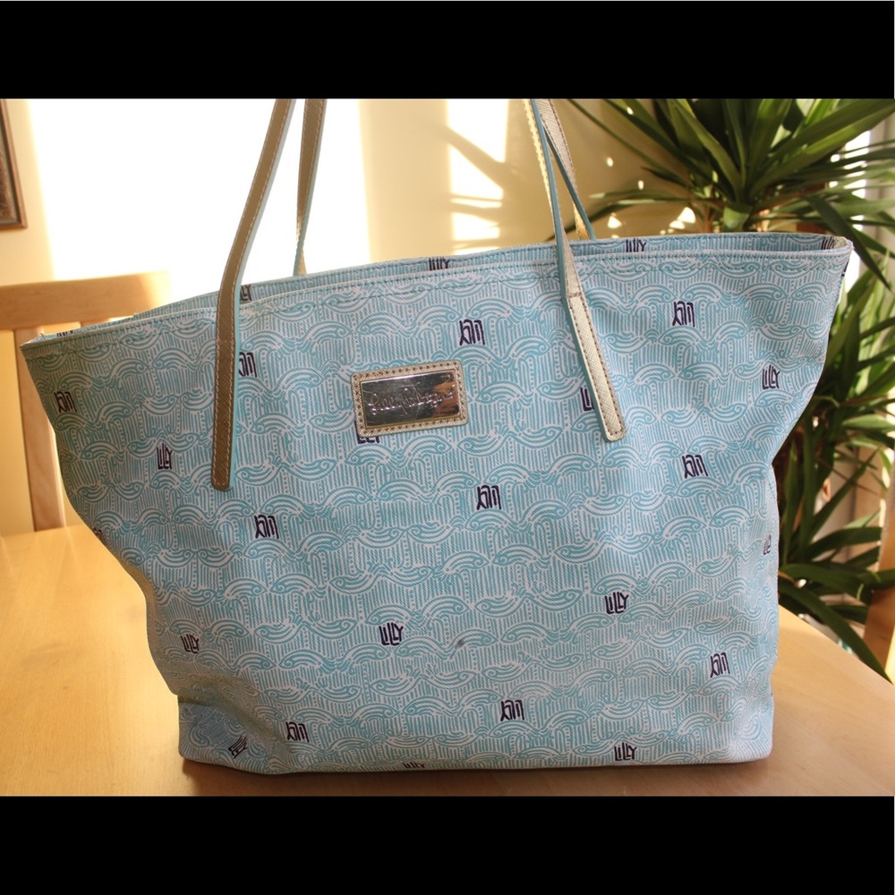 Lilly Pulitzer Shorely Blue Tote