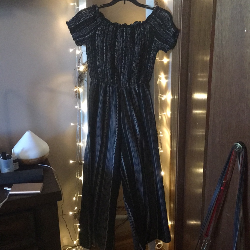 Off the shoulder jumpsuit